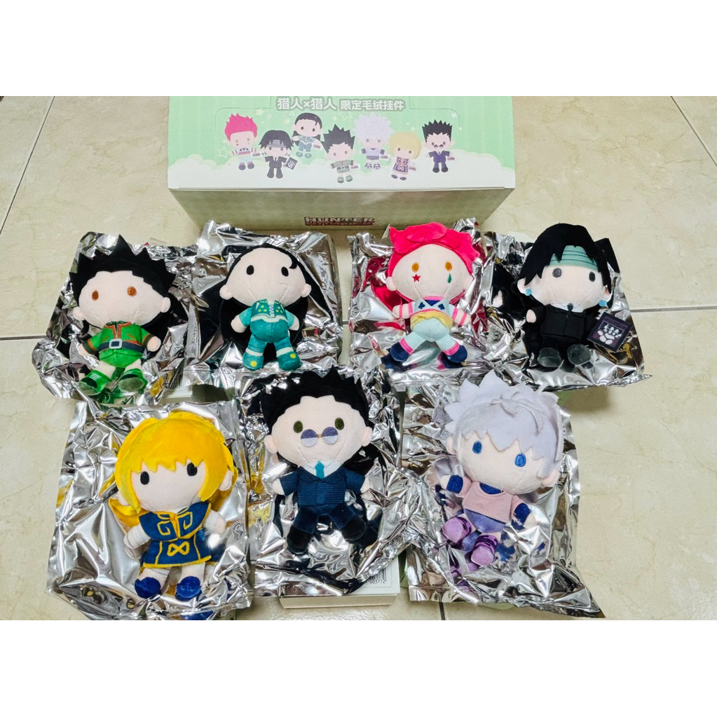 ✔️全新現貨🉐獵人HUNTER×HUNTER✨上海快閃店限定 娃娃✔️小傑/奇犽/雷歐力/西索/庫洛洛/伊耳謎/酷拉皮卡