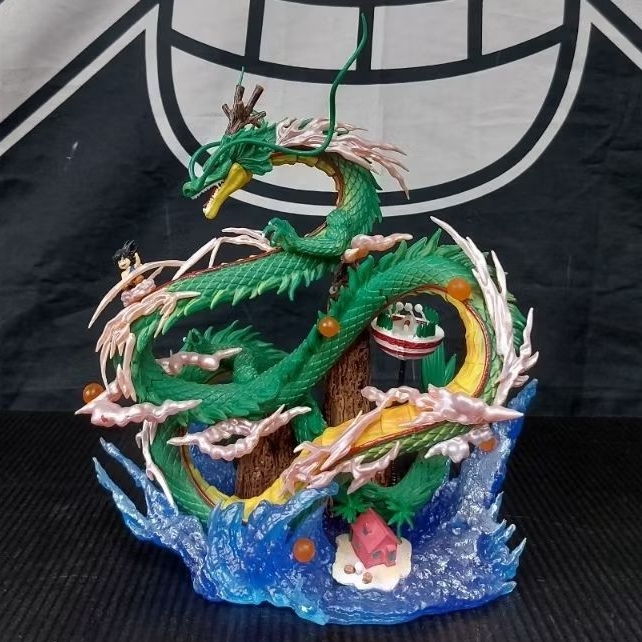 【七龍珠】 海神龍 環繞孫悟空 龍珠 神龍 卡林塔 觔斗雲小悟空 海神龍環繞 小悟空 收藏 景品 擺件擺飾 公仔雕像
