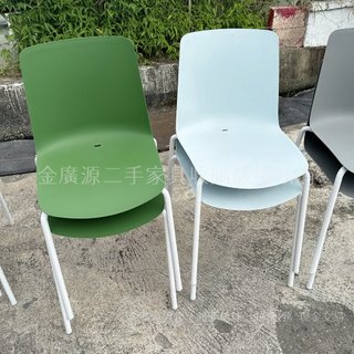 臺中二手傢俱 【 麻將椅 餐椅 餐桌椅 小吃椅 椅子 電腦椅 灰 綠 藍 COLOS VESPER 】 二手傢俱金廣源