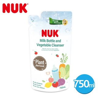 【NUK原廠直營賣場】【德國NUK】植萃奶瓶蔬果清潔液750mL