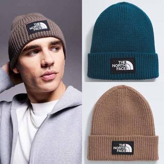 The North Face Logo Box cuffed beanie毛帽
