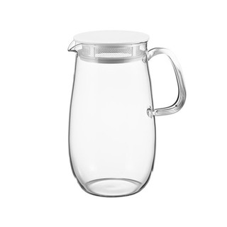 HARIO 白色麥茶君玻璃茶壺 1000ml【Donki日本唐吉訶德】
