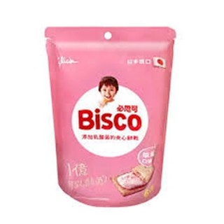 glico格力高 Bisco必思可 乳酸菌夾心餅乾-草莓口味 125.4g【Donki日本唐吉訶德】