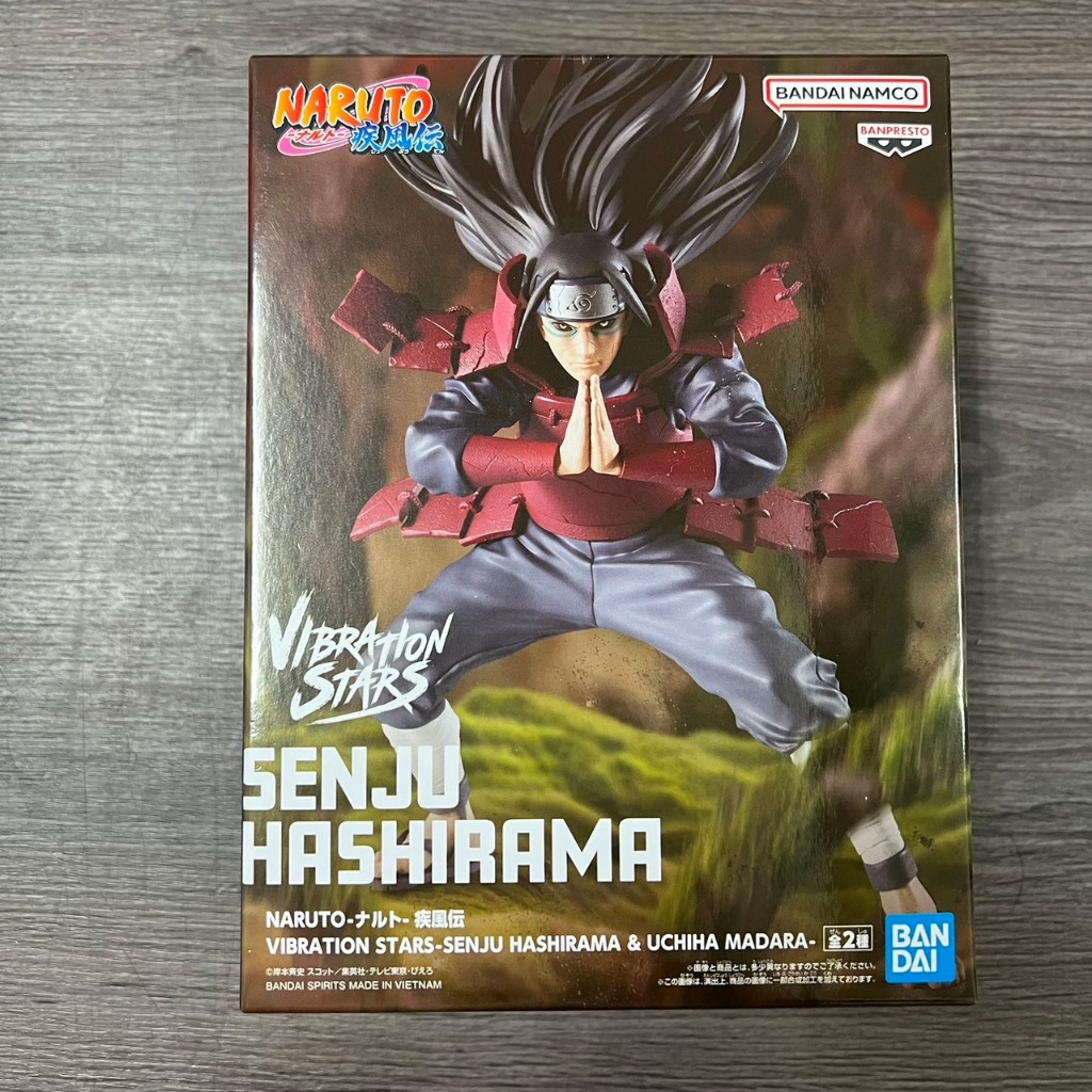 十月公仔 不挑盒況 火影忍者 疾風傳VIBRATION STARS  千手柱間＆宇智波斑(A：千手柱間) 現貨