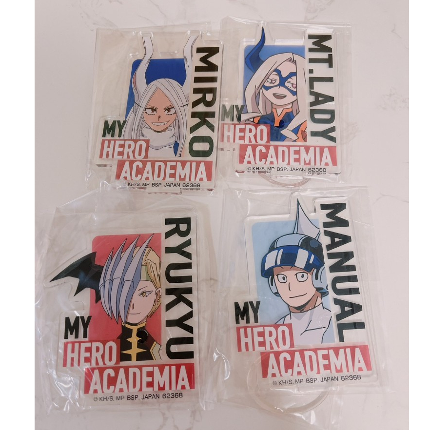 💥我的英雄學院💥 一番賞  壓克力立牌 我英 MHA 龍九 山嶺女俠 操作手冊 密爾可 我英