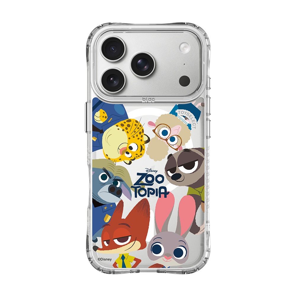 【TOYSELECT】Disney動物方城市-角色繞圈圈抗黃防摔MagSafe iPhone手機殼