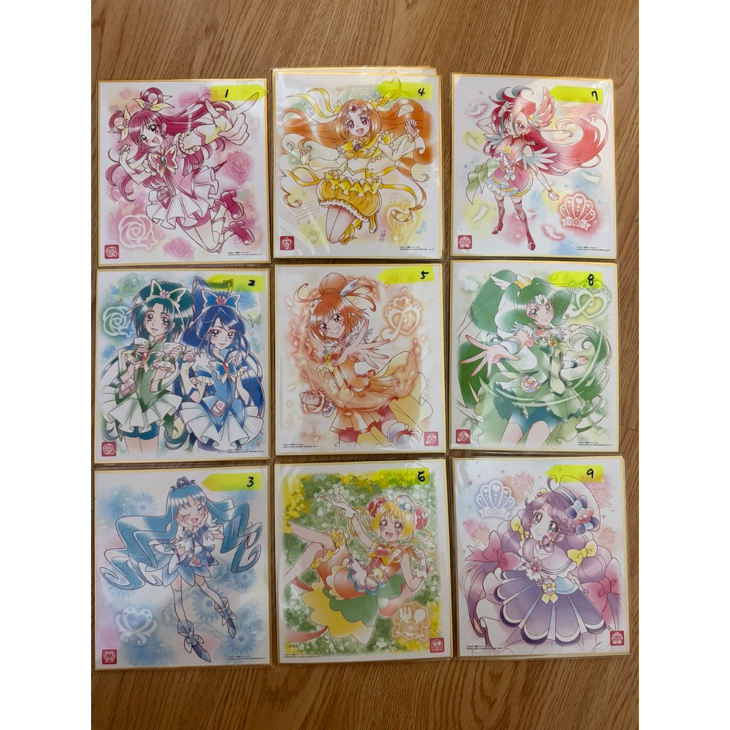 HANALULU 🇯🇵日本光之美少女 BANDAI 食玩 光之美少女 收藏卡 造型色紙 ART 5代 夏日天使