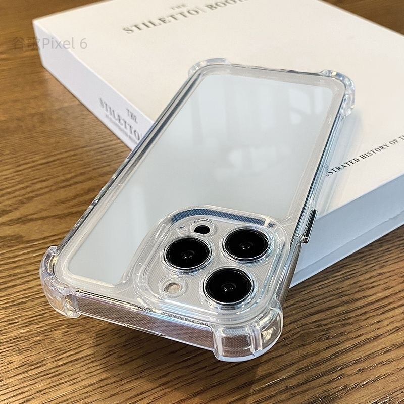 抗發黃四角防摔手機殼 透明 適用Google 谷歌Pixel 10 6Pro 6A 7pro 7A 8 8Pro 8A