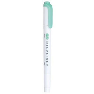 斑馬雙頭柔性螢光筆WKT7(淡柔系)-(藍綠)