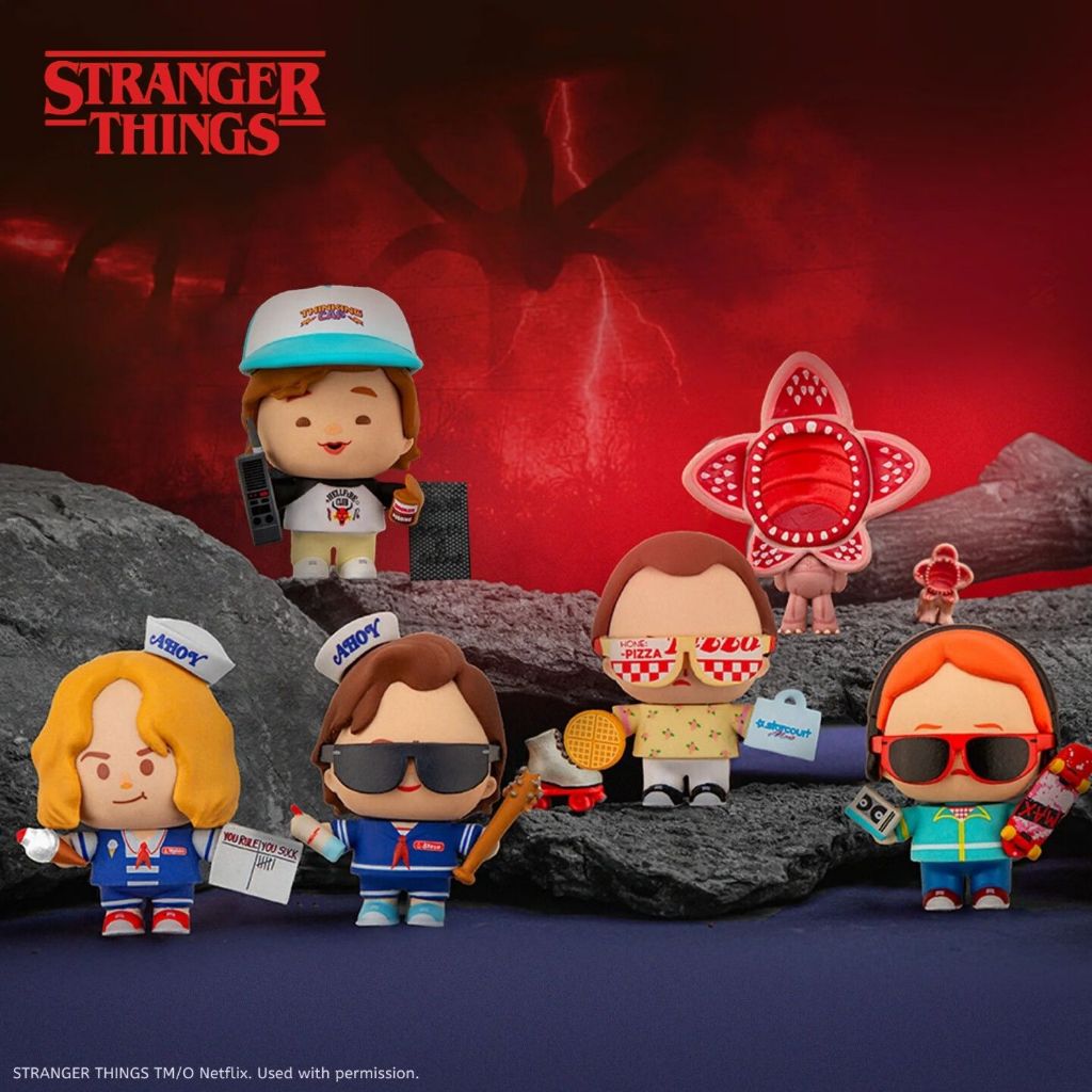 台現 免運🔥正版 Stranger Things 怪奇物語周邊手辦 冰淇淋店 玩偶 拼裝 裝飾件 交換禮物 送男女朋友