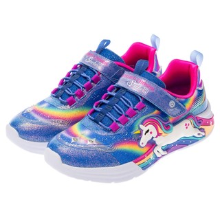 SKECHERS 童鞋 女童燈鞋系列 UNICORN CHASER - 302298LBLMT