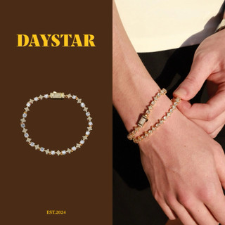 【DAYSTAR】ICED OUT STAR LINKS BRACELETS 網球鏈手鏈 隔日到貨 嘻哈 滿鑽 排鑽