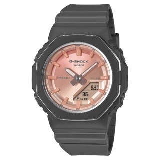 CASIO卡西歐 G-SHOCK GMA-P2110SC-4A 數碼指標 低調光澤金屬設計潮流腕錶 玫瑰石英 40.5