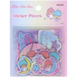 日本 sun-star Little Twin Stars 單張貼紙包/ 薰衣草紫 eslite誠品