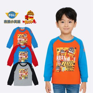 波力 ROY男童長袖 /現貨正版 POLI ROY 長袖 上衣 男童長袖 童裝 羅伊長袖 P2208