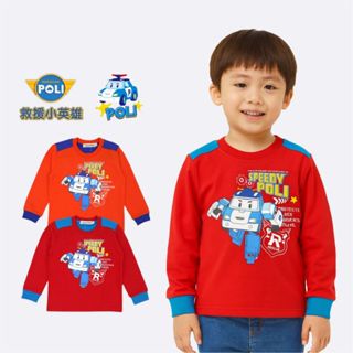 POLI 男童 波力長袖 /現貨正版 POLI 長袖上衣 男童長袖 童裝 POLI長袖 POLI童裝 P2212