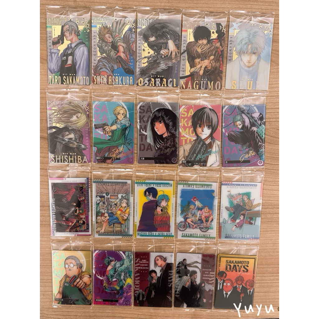現貨 日本 Sakamoto days坂本日常 餅卡 閃卡 收藏卡 有月 坂本 南雲 大佛 sp卡
