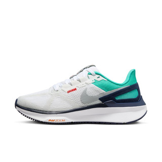 NIKE WMNS AIR ZOOM Structure 25 女款 正常楦 慢跑鞋 DJ7884-102 白綠
