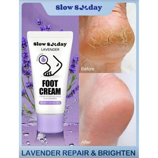 SlowSunday Lavender Foot Cream, Anti-Drying Crack Foot Cream