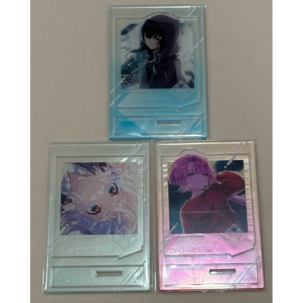 學園偶像大師 学マス F-toys 食玩 壓克力立牌（月村手毬/葛城莉莉亞/倉本千奈/有村麻央）