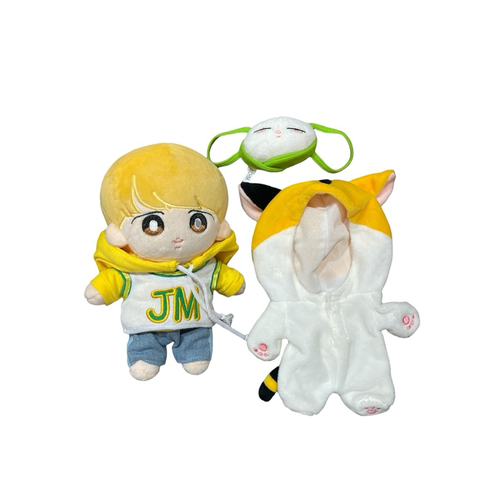 防彈少年團 BTS JIMIN 朴智旻 智旻 三色旻貓 20公分 娃娃 兒子 娃衣 現貨 二手近全新