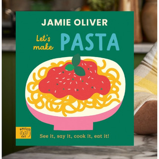 📖 書蟲選書Jamie Oliver番茄義大利麵🍝色彩大圖＋動作擬聲詞好玩又好學 帶孩子一步步做出番茄義大利麵，從番茄