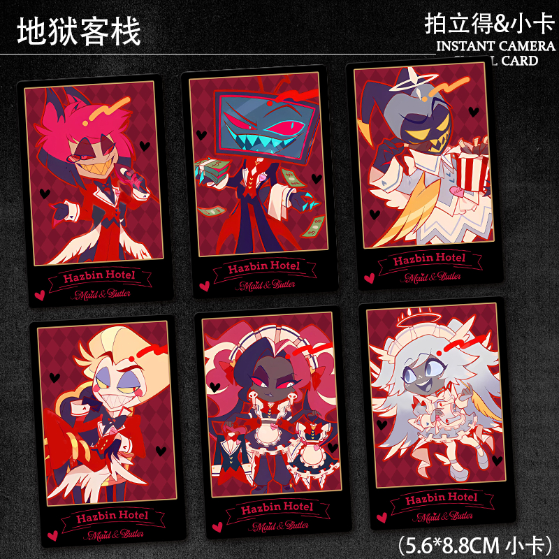 地獄客棧雙面拍立得🔥地獄客棧周邊 阿拉斯托路西法vox周邊 拍立得 地獄客棧聯動小卡 地獄客棧擺件收藏 阿拉斯托小卡