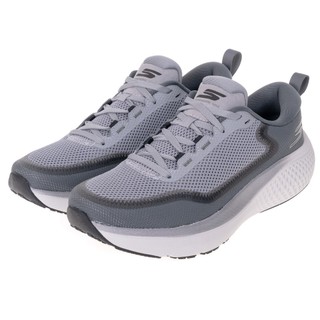 48-SKECHERS 男鞋 慢跑鞋 輕量 避震 厚底 瑜珈鞋墊 灰 SUPERSONIC MAX 246086GRY