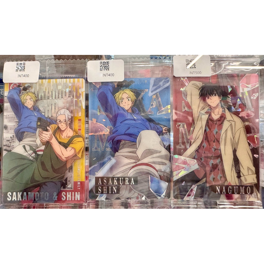 日版全新 萬代 坂本日常 第一彈SAKAMOTO DAYS Vol.1 卡片確認款 SP卡 南雲 坂本 朝倉新 滿千免運