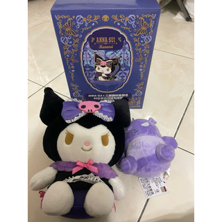 7-11 ANNASUI三麗鷗Kuromi酷洛米30cm絨毛娃娃+巴庫娃娃