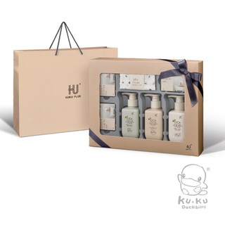 酷咕鴨 KUKU PLUS 舒敏積雪草寶寶頂級精選沐浴禮盒