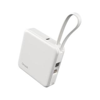 【amuok】Cube迷你雙線行動電源 全功能行動電源 自帶雙線 5000mAh 台灣公司貨