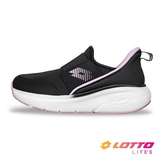 【LOTTO 義大利】女 Easy wear 易即穿健走鞋(黑/玫粉-LT6AWR5160)