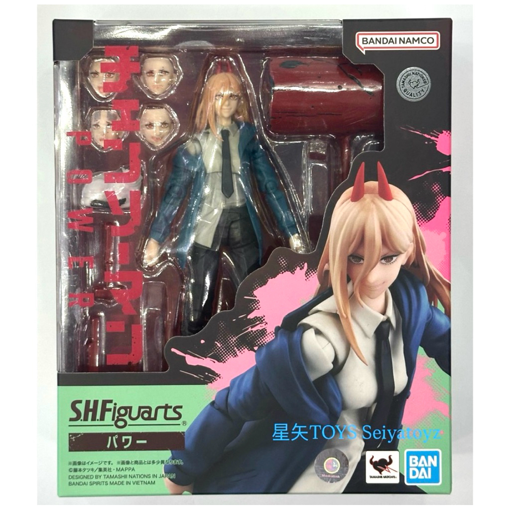 星矢TOY 板橋實體店面 現貨 BANDAI 萬代 S.H.Figuarts SHF 鏈鋸人 帕瓦 + 喵子