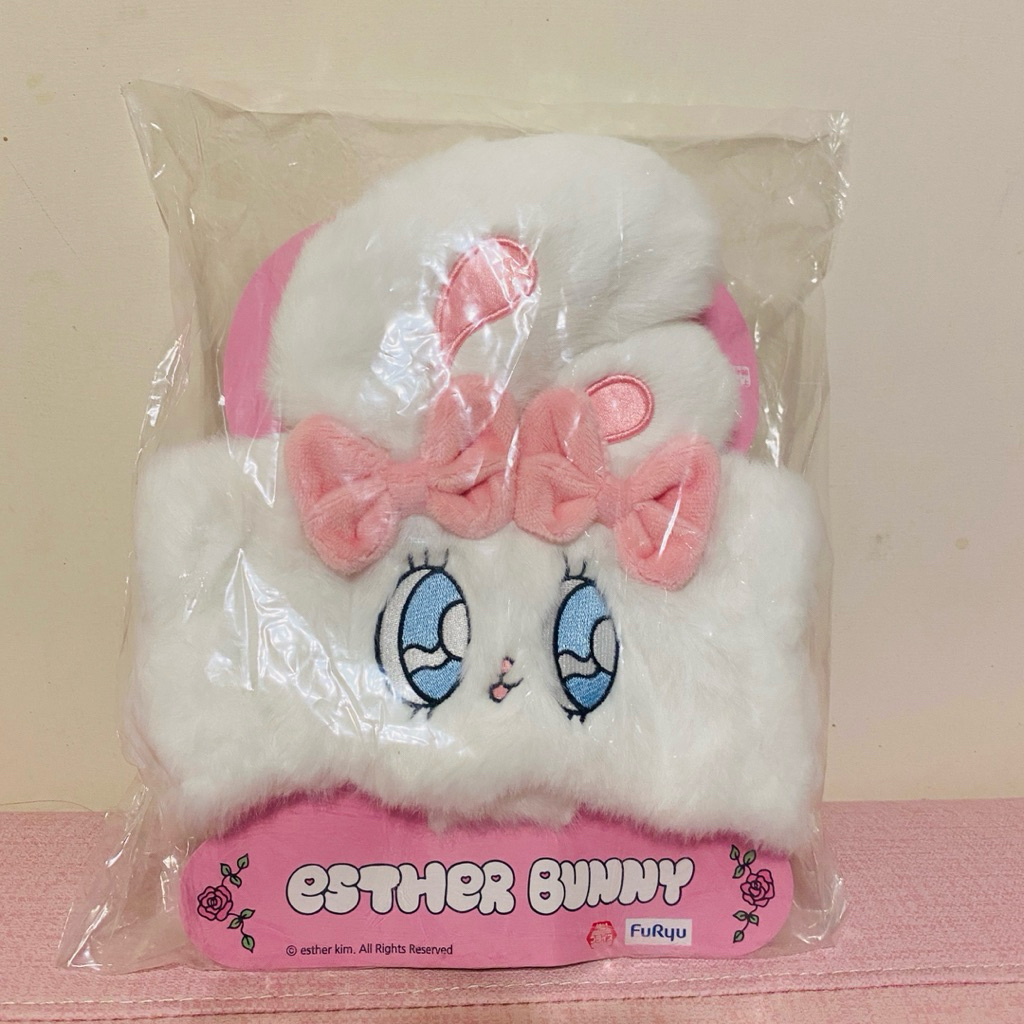 現貨 - 日本夾娃娃機正版景品- ✪ esther bunny 艾絲樂小兔 39公分 娃娃 & 髮帶 ✪