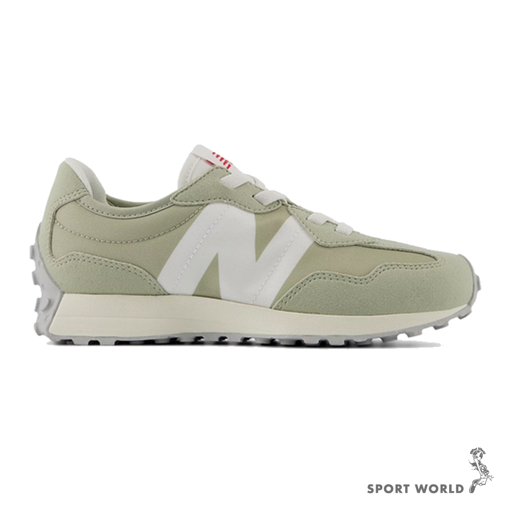 New Balance 327 童鞋 中童 休閒鞋 拼接 綠【運動世界】PH327LD-W