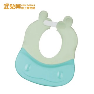 PUKU 藍色企鵝 可調式幼兒洗髮帽 藍綠色 洗頭 理髮 遮陽【宜兒樂】