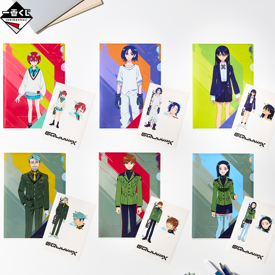 特❗️🇯🇵 GQuuuuuuX 機動戰士鋼彈 一番賞 第1彈 E.F賞 夏利安 瑪秋 修司 橡膠吊飾鑰匙圈 資料夾 貼紙