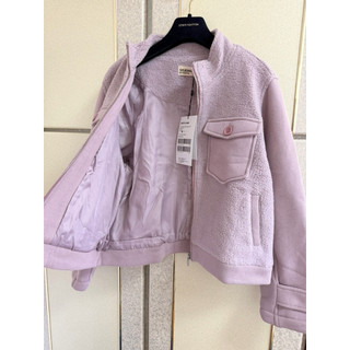 全新專櫃品牌Sisjeans芋紫色保暖外套 S-M可穿 原價3490