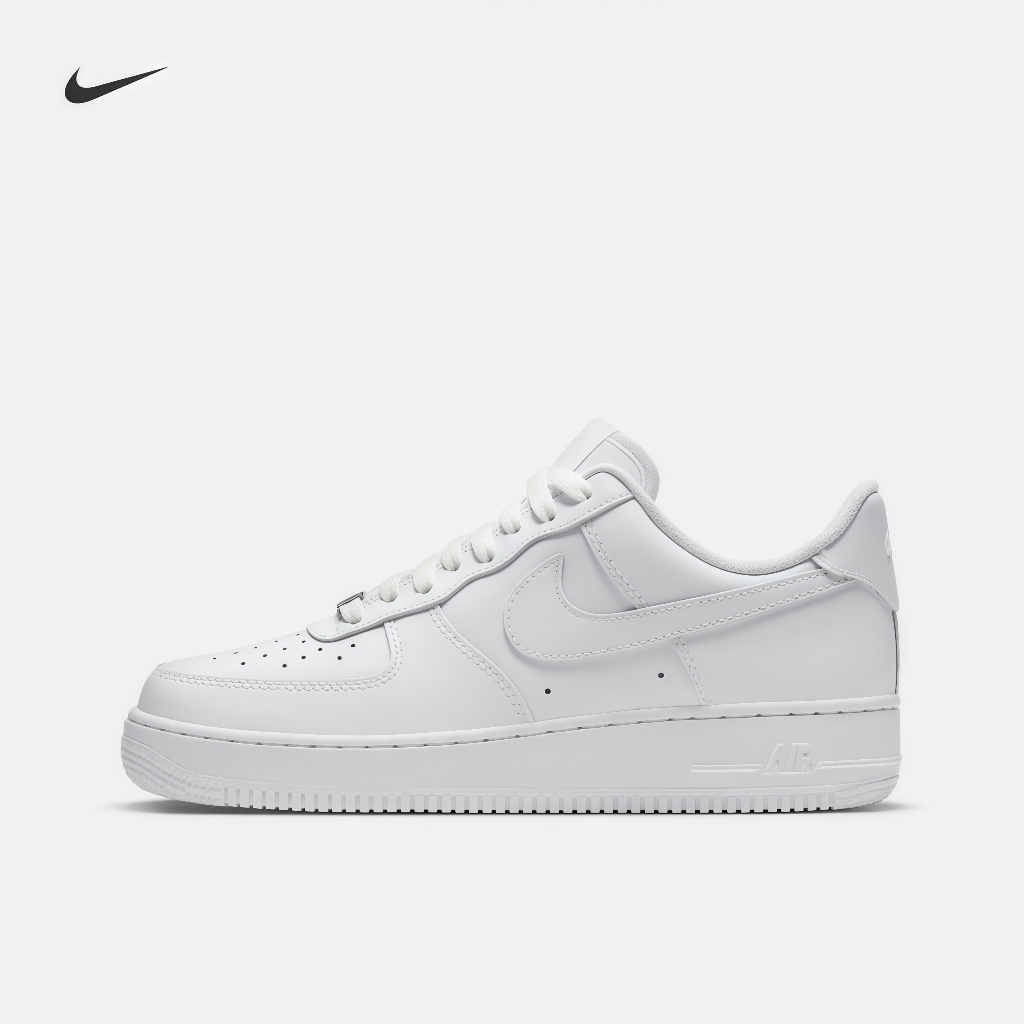 Nike Air Force 1 全白 時尚運動鞋 休閒鞋 男女鞋 經典 簡約 皮革 耐磨 CW2288-111