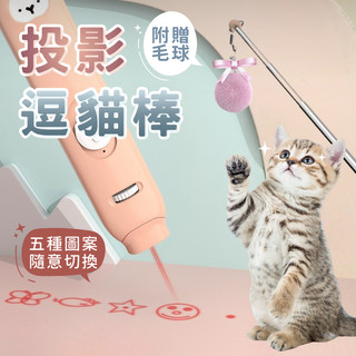 【菓樂寵物】24H台灣出貨🐾逗貓棒 投影逗貓棒 逗貓玩具 寵物玩具 貓咪玩具 逗貓替換頭 貓玩具 寵物玩具 貓狗玩具