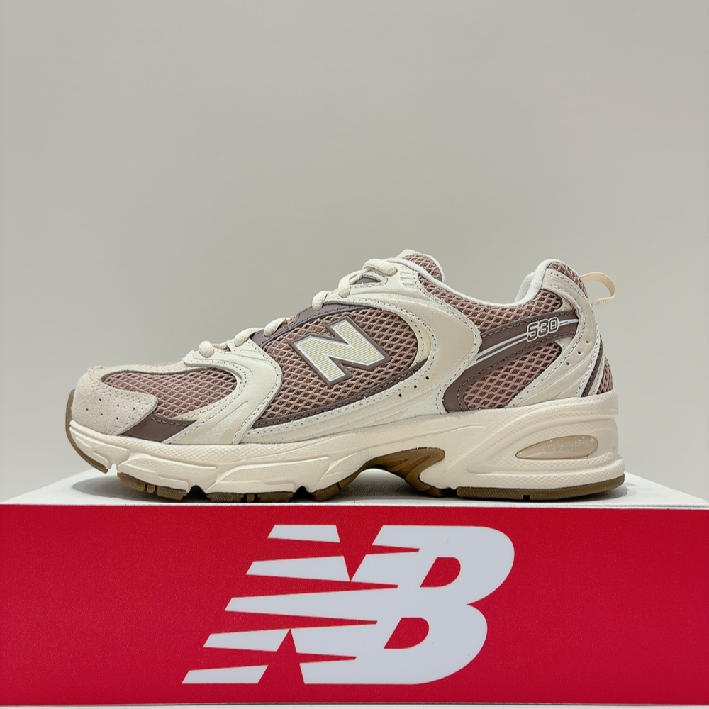 New Balance NB 530 女生 米色 藕色 透氣 輕量 緩震 D楦 休閒 老爹鞋 慢跑鞋 U530SUA