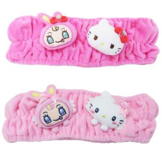 日本進口 Mezzo Piano x Hello Kitty 絨毛吸水髮帶 洗顏束髮帶 造型髮帶 K書髮帶 束髮帶
