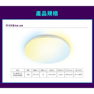 Philips 飛利浦 WiZ 智慧LED 吸頂燈 星鑽版