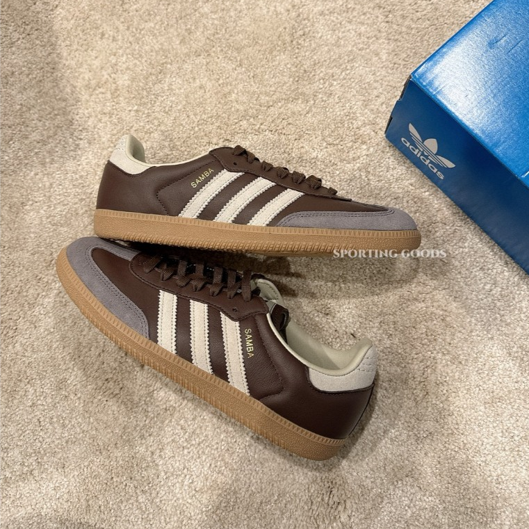 S.G Adidas Samba OG 休閒鞋 男鞋 女鞋 咖啡 ID1481 灰 三葉草 德訓鞋 愛迪達