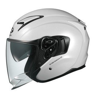 【現貨｜立昇台北】OGK 日本 KABUTO 半罩安全帽 內建墨片 四分之三 EXCEED-2 素色 雙D扣