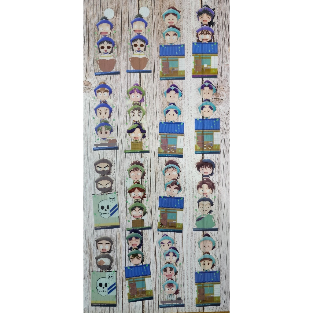 Bandai Namco 忍者亂太郎 Vol.1 劇場版 書籤 透明書籤 毒竹忍者隊最強之軍師 黃昏時城