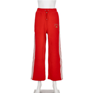 Adidas NYR Wide KN PNT 女款 紅色 新年 寬褲 運動 休閒 長褲 KH2702