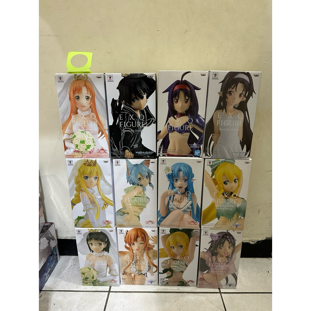 日版 EXQ 刀劍神域 婚紗 泳裝 記憶重組 莉法 有紀 亞絲娜 直葉 愛麗絲
