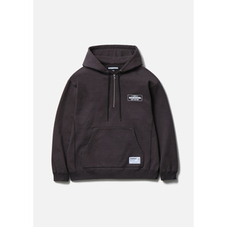 -現貨- NEIGHBORHOOD CLASSIC HALF Zip HOODIE 咖啡色 252uwnh-csm02